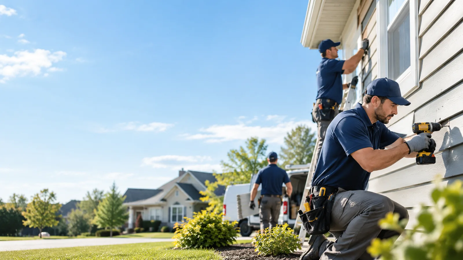 Rotting Siding Repair in Many, LA